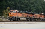 BNSF 8287 leads 6708 in a quartet of units